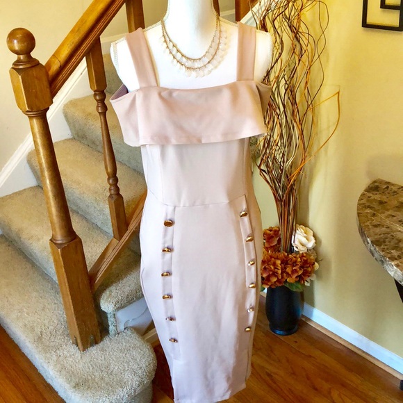 Forever 21 Cold Shoulder Midi Dress - Picture 3 of 8